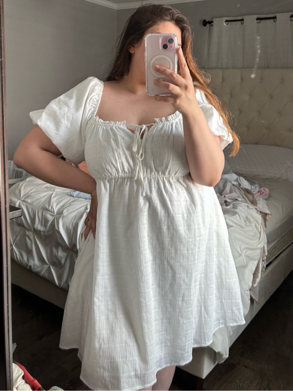 Baltic Born White Flowy Dress